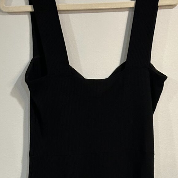 Reformation Square Neckline Midi Length Sheath Dress Size: XL - Picture 3 of 12